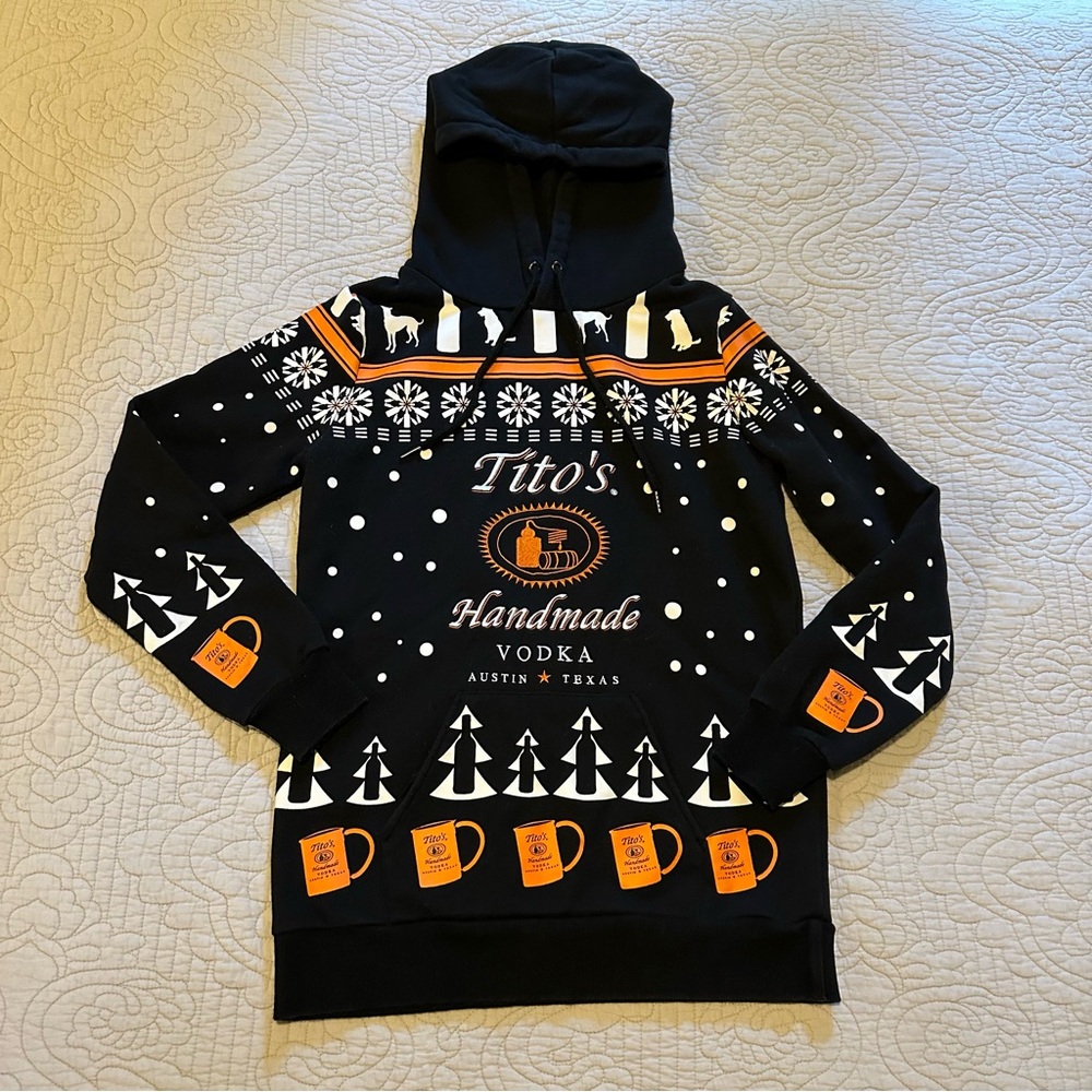 Authentic Tito’s Vodka Embroidered Hoodie